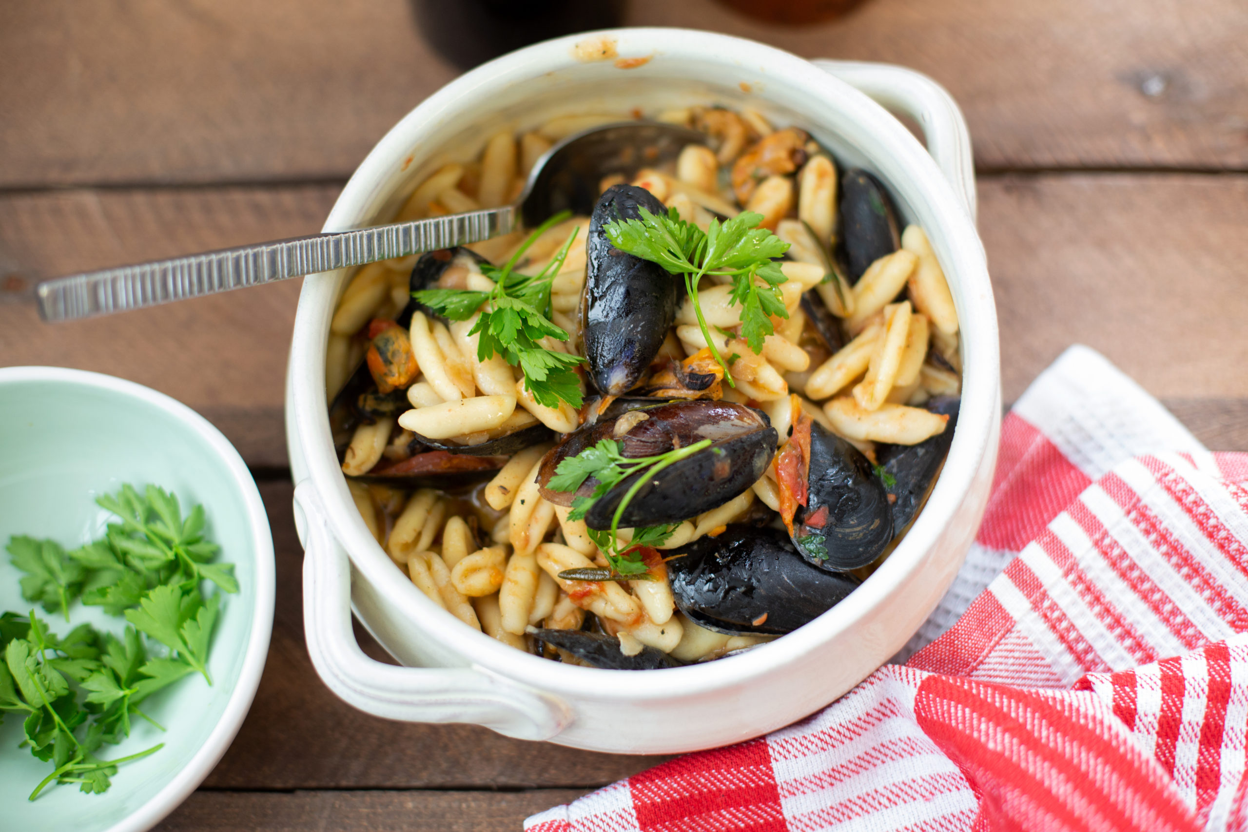 CAVATELI WITH MUSSELS 2. CAVATELI WITH MUSSELS 2.